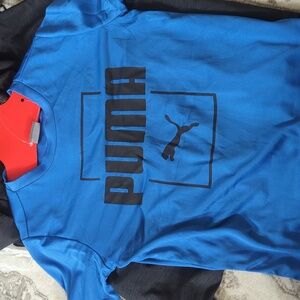 Boys Sz 6 (S) Puma 2 Piece Hoodie and Active Wear Shirt set